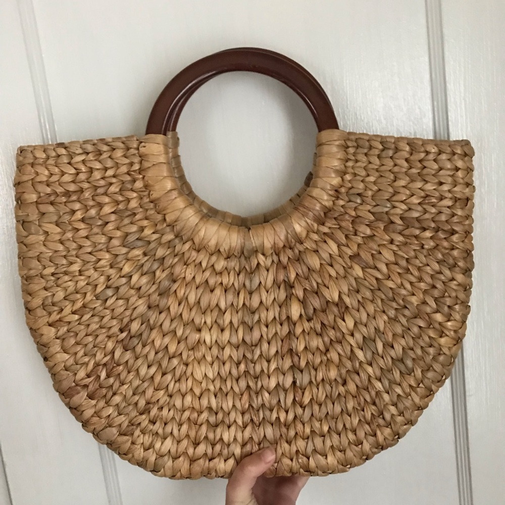 Woven Ratan handbag